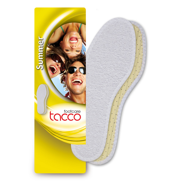 Tacco Summer Aрт.639- стельки летние оптом с ионами серебра для ношения на босую